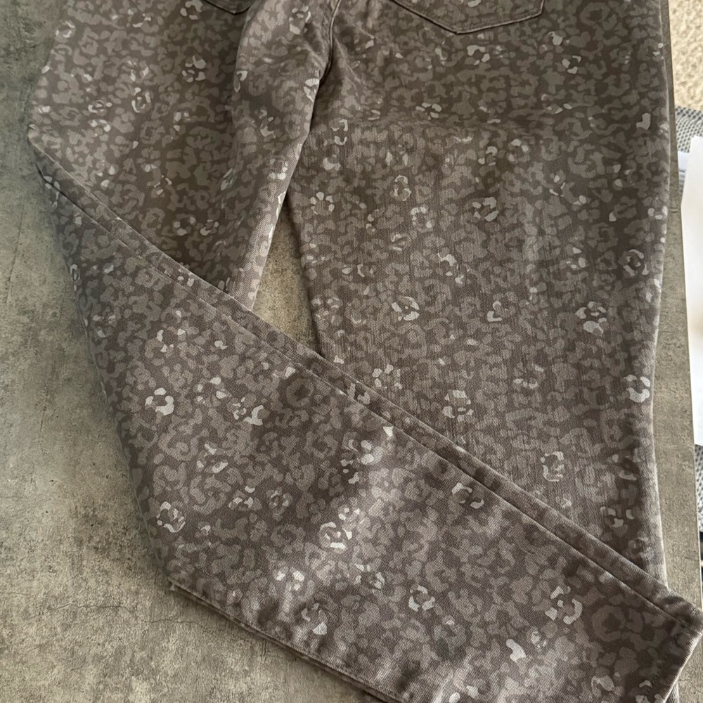 Talbots Gray Patterned Jeggings - Picture 3 of 11
